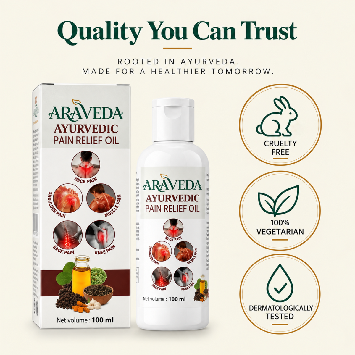Araveda Ayurvedic Pain Relief Oil