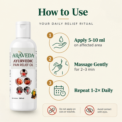 Araveda Ayurvedic Pain Relief Oil
